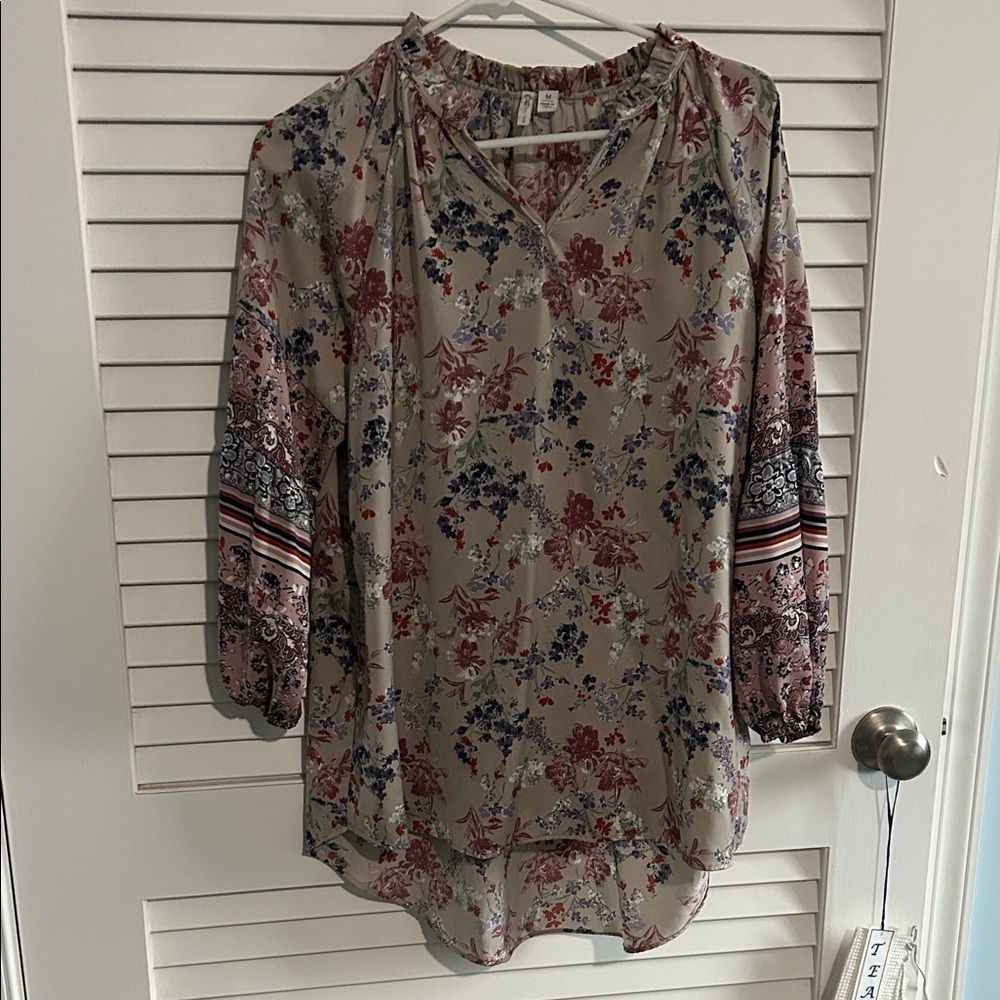 Cato Multicolor Floral Blouse